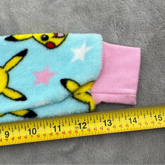 Pokemon Pikachu One Piece Pajamas Youth - Picture 8 of 10